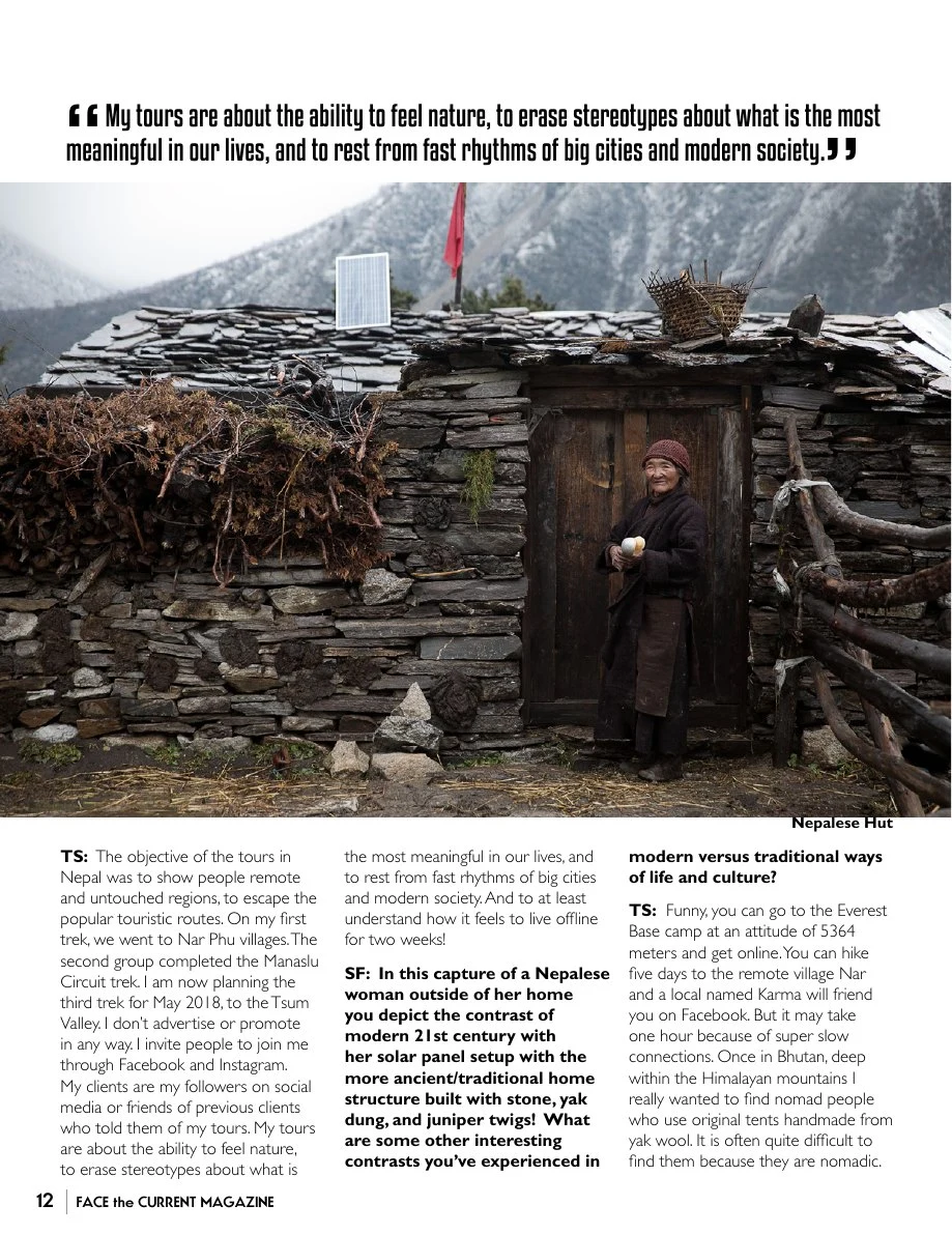Разворот интервью в Face the Current, страница 3